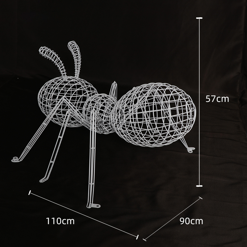 螞蟻不銹鋼鏤空雕塑
