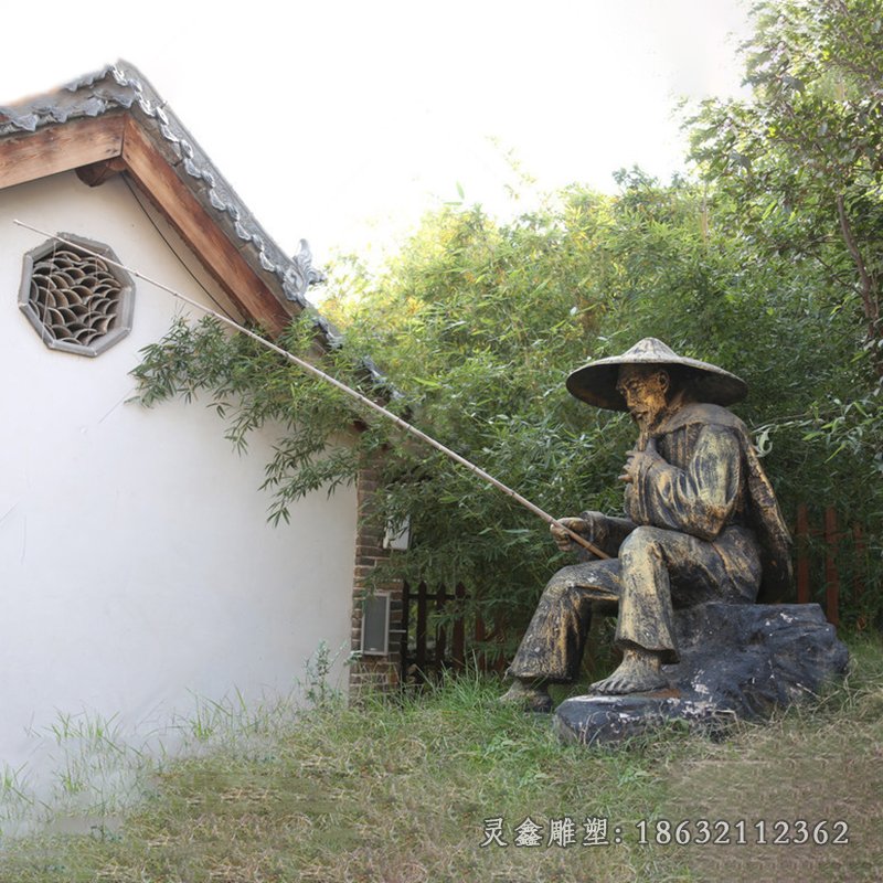 姜太公銅雕，軍事家