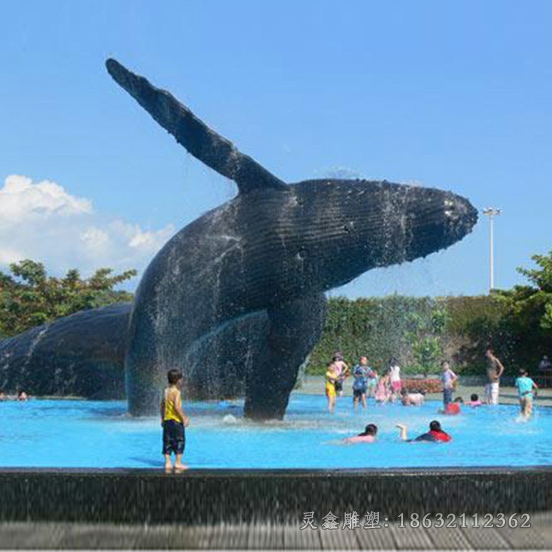 鏤空海豚園林不銹鋼雕塑