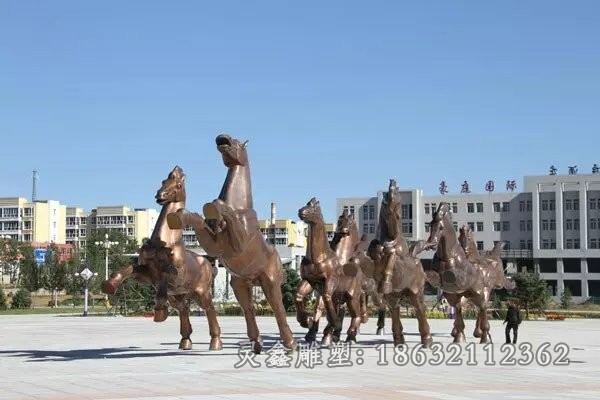 動物群馬公園景觀銅雕